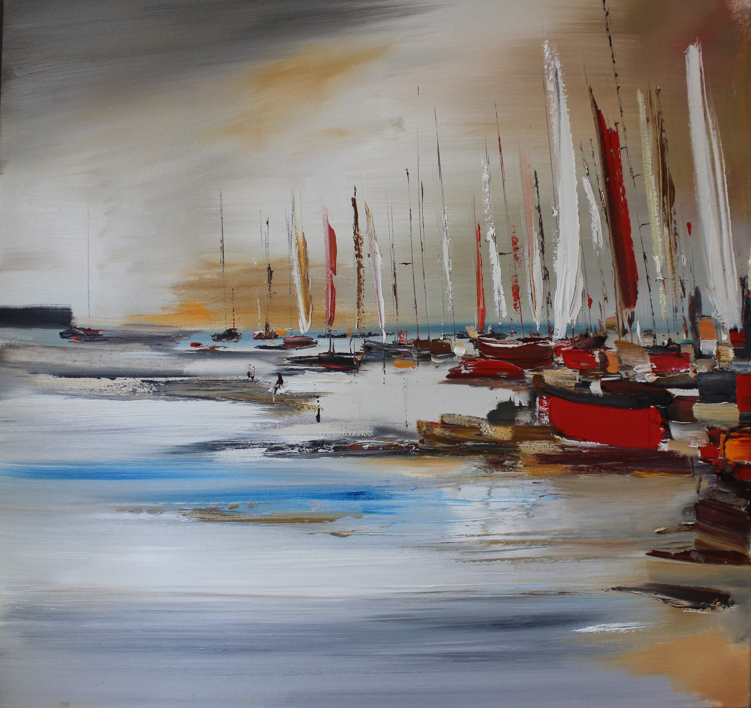 'Sails at Sea' by artist Rosanne Barr